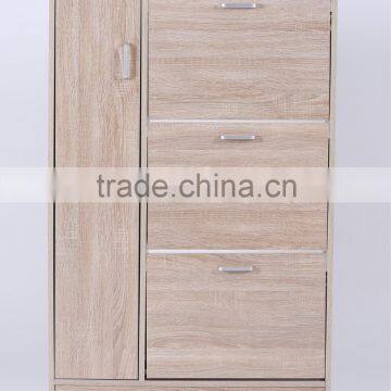 2016 Hot selling 3 doors shoe cabinet with umbrellar