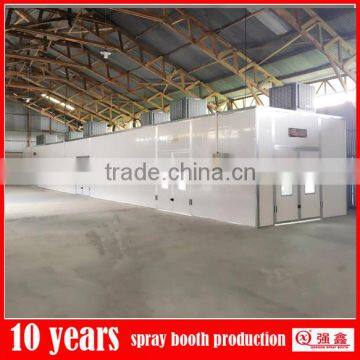 CE approved water curtain spray booth in Indonesia