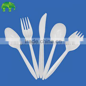 disposable PP plastic fork, knife, spoon