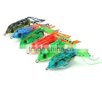 6pcs Fishing Lure 5.5CM 12.5G Topwater Wobblers Soft Artificial Bait photo-5