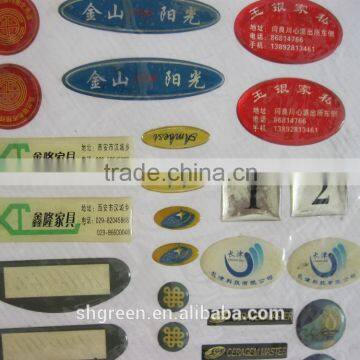 Small Heart Crystal Resin Dome Sticker for Mobile Phone