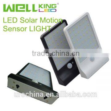 WELLKING LED Solar Motion Sensor Outdoor Lights Solar Powered LED Lights