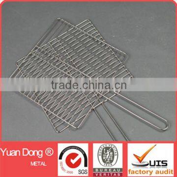 Crimped simple design bbq grill net / Portable BBQ mesh panels