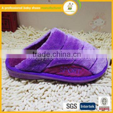 2015 new product high quality purple cheap woman warm winter slipper