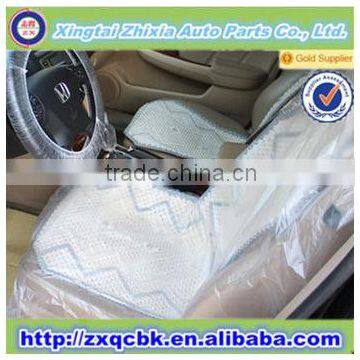 ZHIXIA adjustable clear plastic car seat covers/Disposable car seat cover