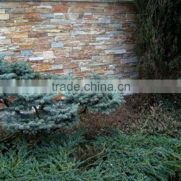 Natural slate garden panel decorative stone cladding