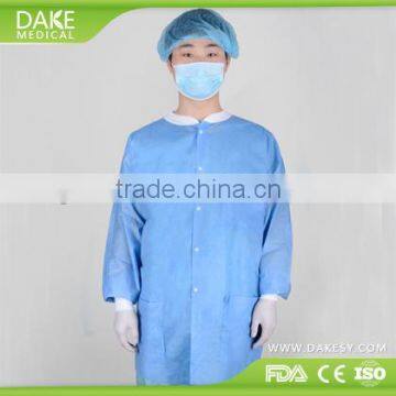 Nonwoven lab gown sms material superior quality