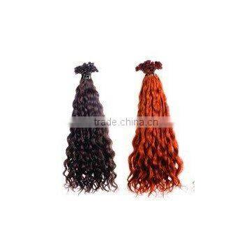 cute weave hair extensions - curly flat weave - bonded wevy hair extensions - flat tipped hair