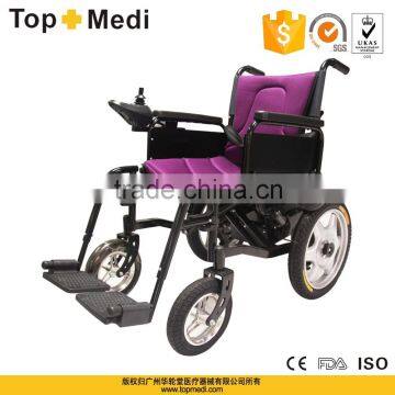 TOPMEDI Best Selling Cheap Price Foldable Electric Wheelchair for Elderly and Disabled People photo-2
