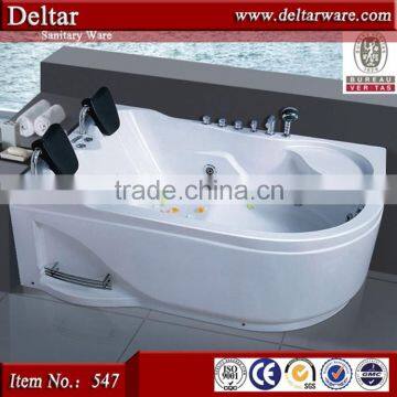 p shaped bathtub, Whirlpool tub air controls bubble bath