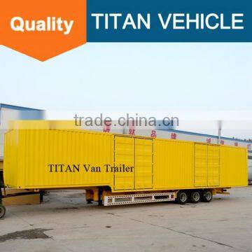 Bulk Cargo Transportaion strong box utility trailer