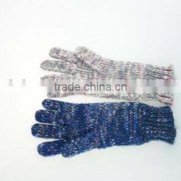 High quality durable grey string knit cotton gloves