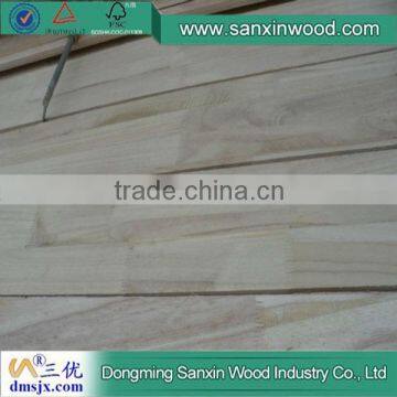 Solid Wood Paulownia Finger Jointed Board Natural