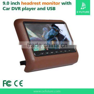 9 Inch Portable Universal Headrest Monitor With DVD Player Car Back Seat LED Monitor photo-2