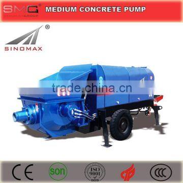 TOP Quality! 40 50m3/h Mobile Trailer Concrete Pump, Stationary Concrete Pump for sale
