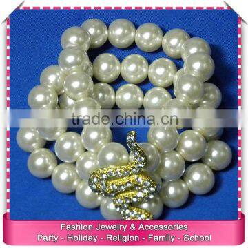 Wholesale stretch beaded bracelet, freshwater pearl bead wrap bracelet wholesale