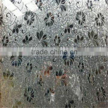 Cheap Supplier Design Ice Flower Mirror Glass for Kitchen Cabinet