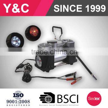 DC12V& fashion of LED light Car Air Compressor