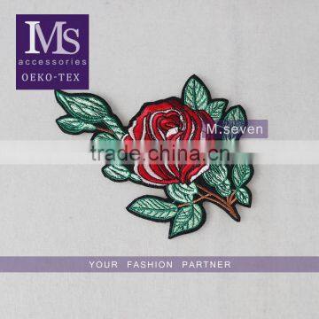 hot sale Iron-on flower applique embroidery patch for wedding