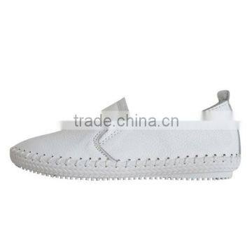 handmade flat mark thread lady shoes ,hand made shoes,slip on loafer shoes