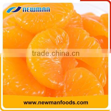 Top grade light syrup healthy sweet canned orange