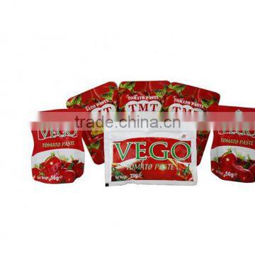 70 g sachet tomato paste manufacturer from china