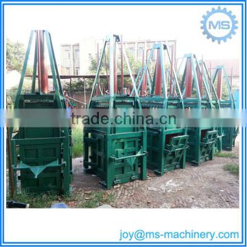 High efficiency Vertical type used clothes baler press machine