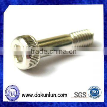 Carbon Steel Nickel Plated Inner Hex Half-thread Screw Bolt photo-2