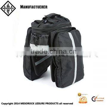 Bike Rear Tank Tour Luggage Saddle Waterproof Bags Black New photo-4