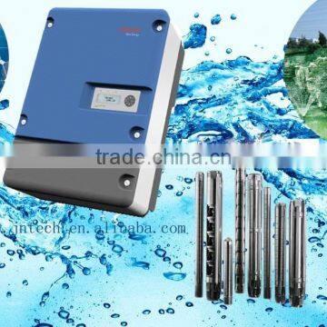 China AC solar powered submersible water pump three phase solar pump china