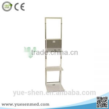 Low price simple spray painted x ray chest stand for x-ray room