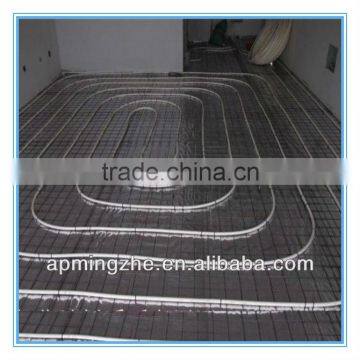 Construction of floor heating welded wire mesh panel