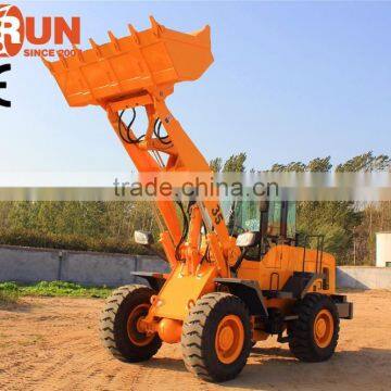 Everun Brand CE Approved 3 Ton Small Wheel Loader With Grapple/Grass Forks For Sale photo-5