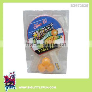 Wooden ping pong racket toy,ping pong bat