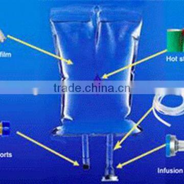 large scale PVC infusion IV soft bag 50ml, 250ml, 100ml