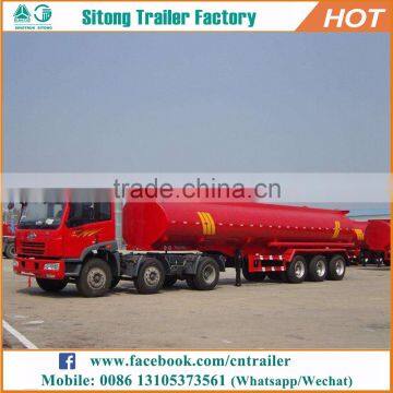 Hot sale 3 axles 40,000-60,000 liters tractor trailer fuel tank capacity oil diesel fuel trailers for sale