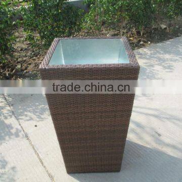 Rattan Boxes Wicker Planter Flower Pot photo-5