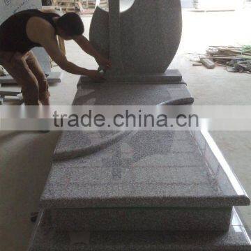 g635 west style granite memorial tombstone