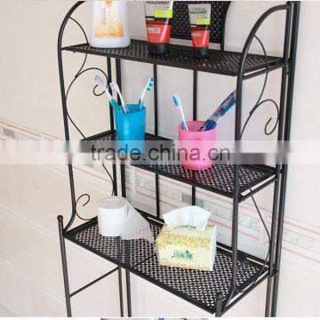 Metal 3 Shelf Bathroom Storage Organizer Spacesaver Towel Over Rack Toliet