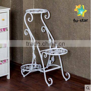 PN Newest Style Home & Garden Supplier Plant Pot Rack Standing Metal Flower Rack photo-2