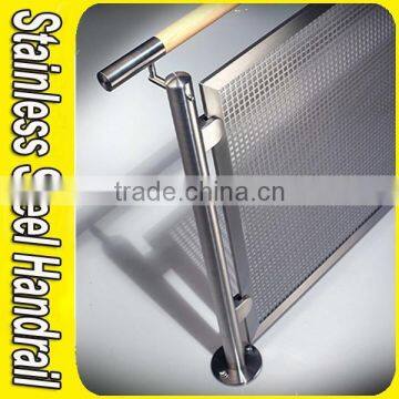Fashion Design 304 Outdoor Stainless Steel Balcony Railing for Buildings photo-2