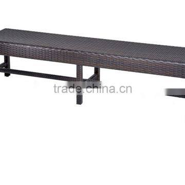 2017 Trade Assurance Most Popular Outdoor Space Saving Restaurant Used pe Rattan Garden Table Set Designs photo-2