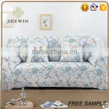 different sizes stretch logo printed sofa cover