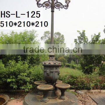 Cast Iron Ornamental Garden Lamp Pole