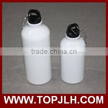 Bulk promotional blank sublimation white water bottle for sale