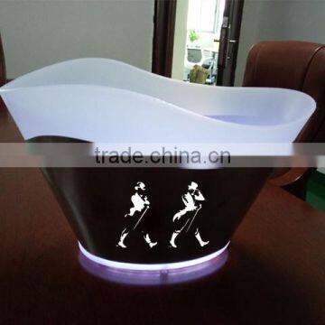 Wholesale Hot sale plastic silver ice bucket