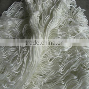 28Nm/2 acrylic nylon blended yarn 80/20 ring spun raw white for sale