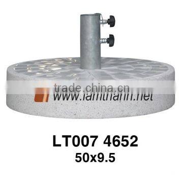 International Supplier Lam Thanh Round White Cement Parasol Foot