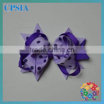 2015 New Baby Girl Hair Clip Fashion Paillette Polka Dot Bow Girls Hair Bows Girls Hair Accessories Hairpins photo-2