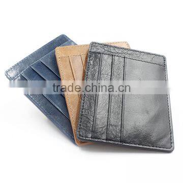 Oil Wax Slim Card Holder photo-5